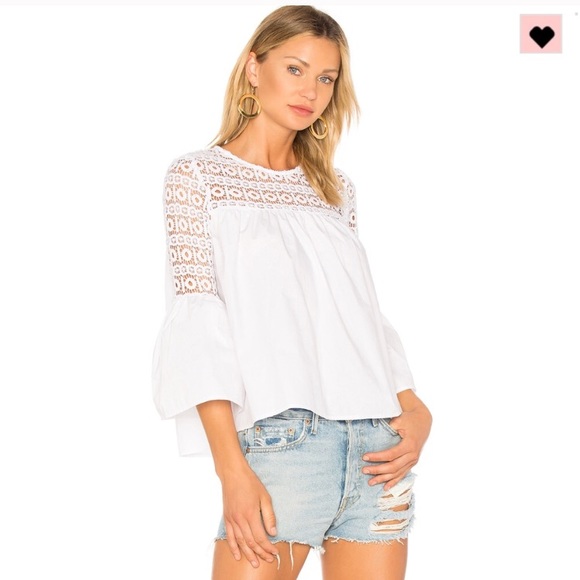 Endless Rose Lourve Top Off White - Picture 1 of 5